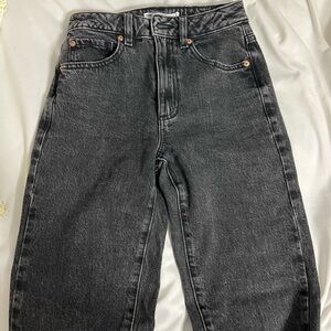 Faded black Garage jeans